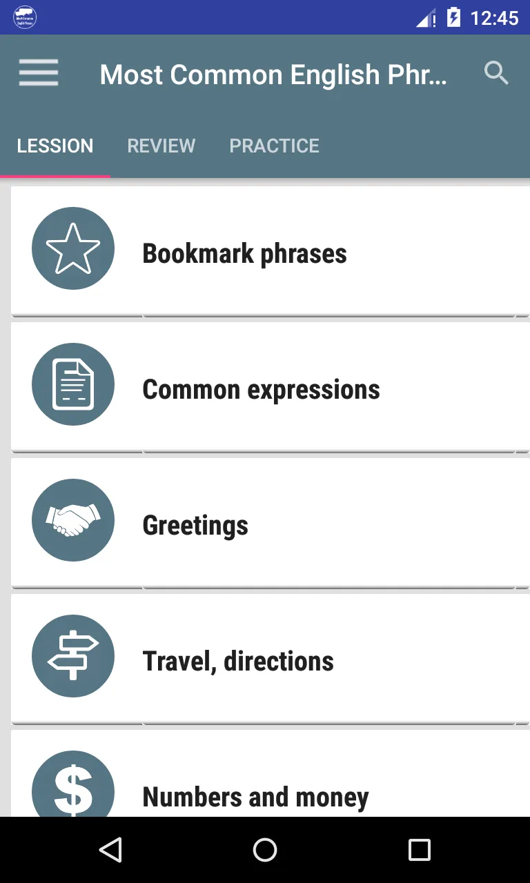 Common English Phrases | Indus Appstore | Screenshot