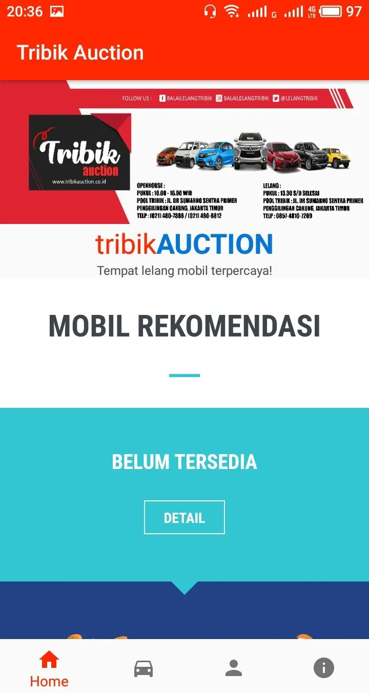 Tribik Auction - Lelang Mobil  | Indus Appstore | Screenshot