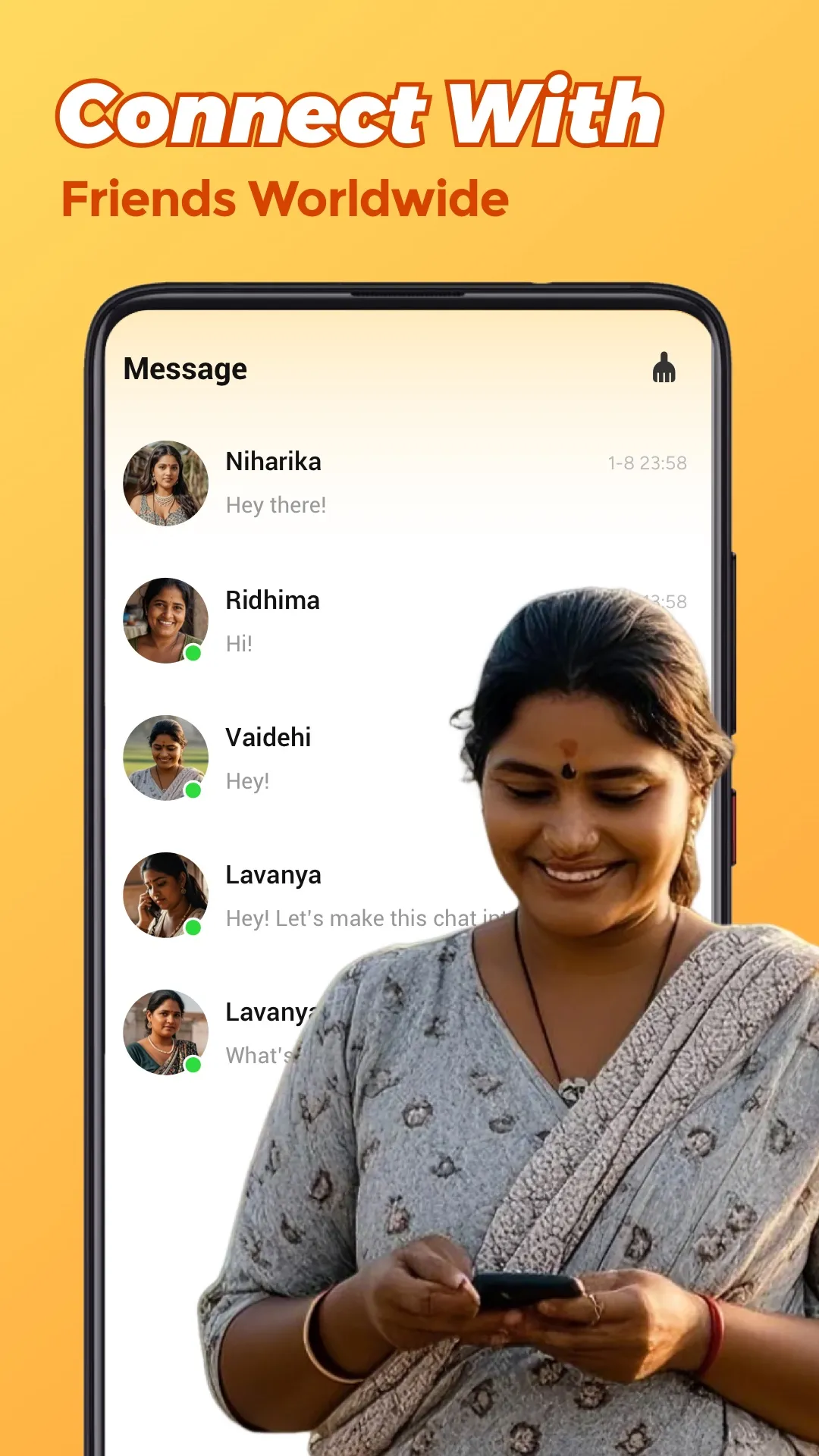 Milna: Video Call, Cam, Friend | Indus Appstore | Screenshot