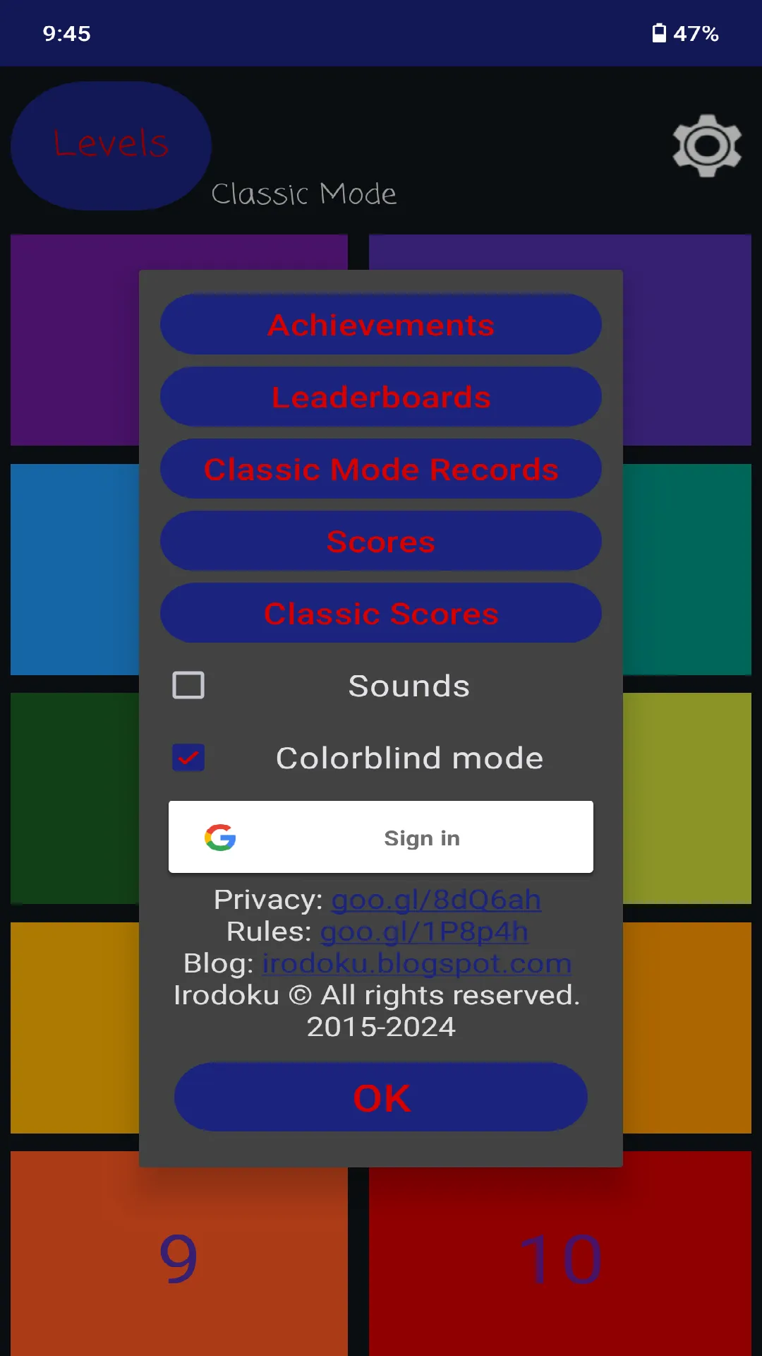 Irodoku Puzzle | Indus Appstore | Screenshot