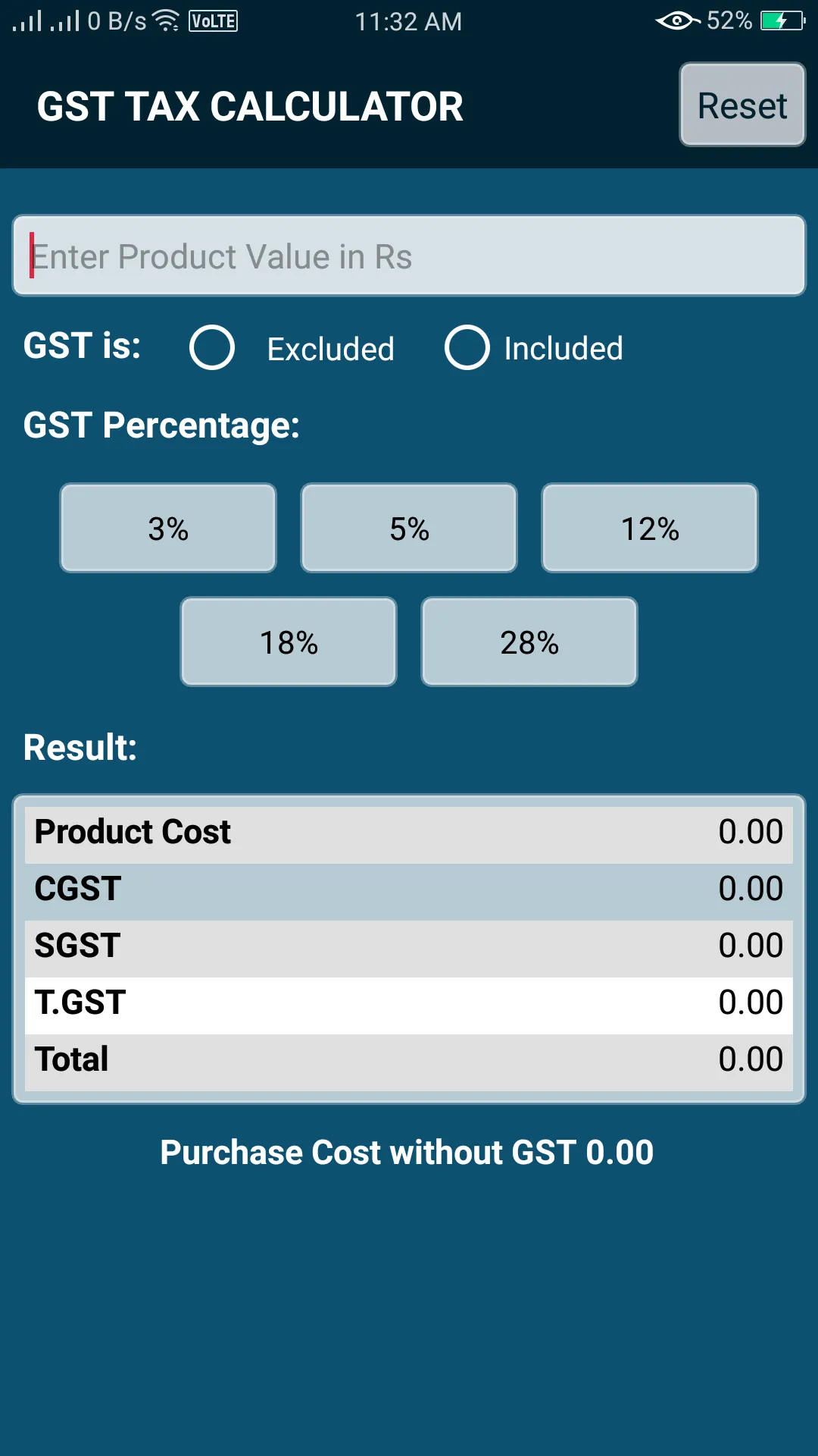 GST Tax Calculator | Indus Appstore | Screenshot