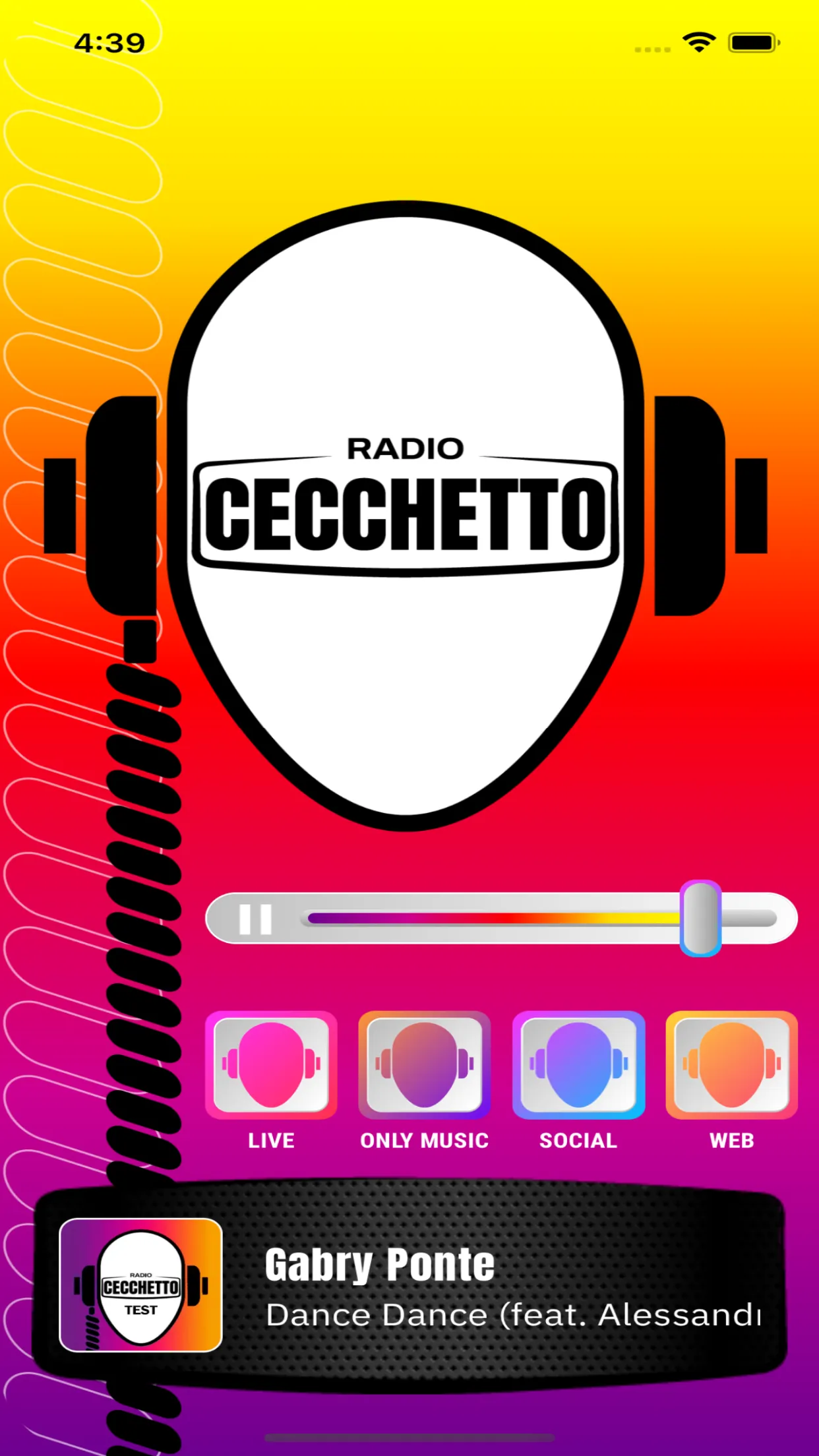 Radio Cecchetto | Indus Appstore | Screenshot