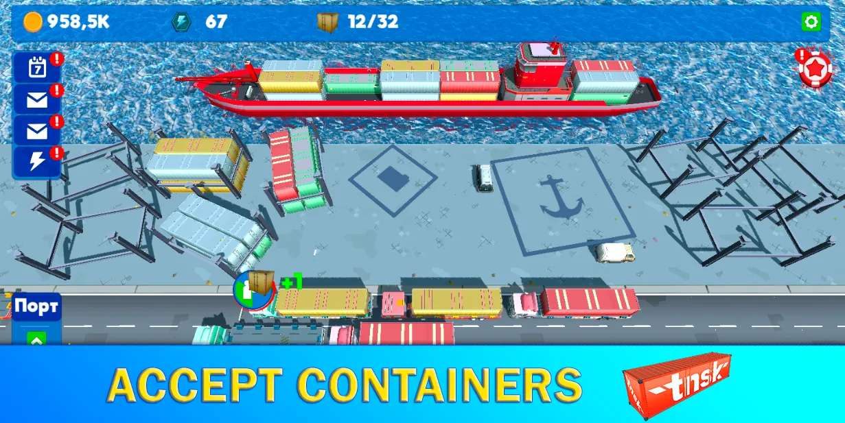 Port Owner: Container Ship | Indus Appstore | Screenshot