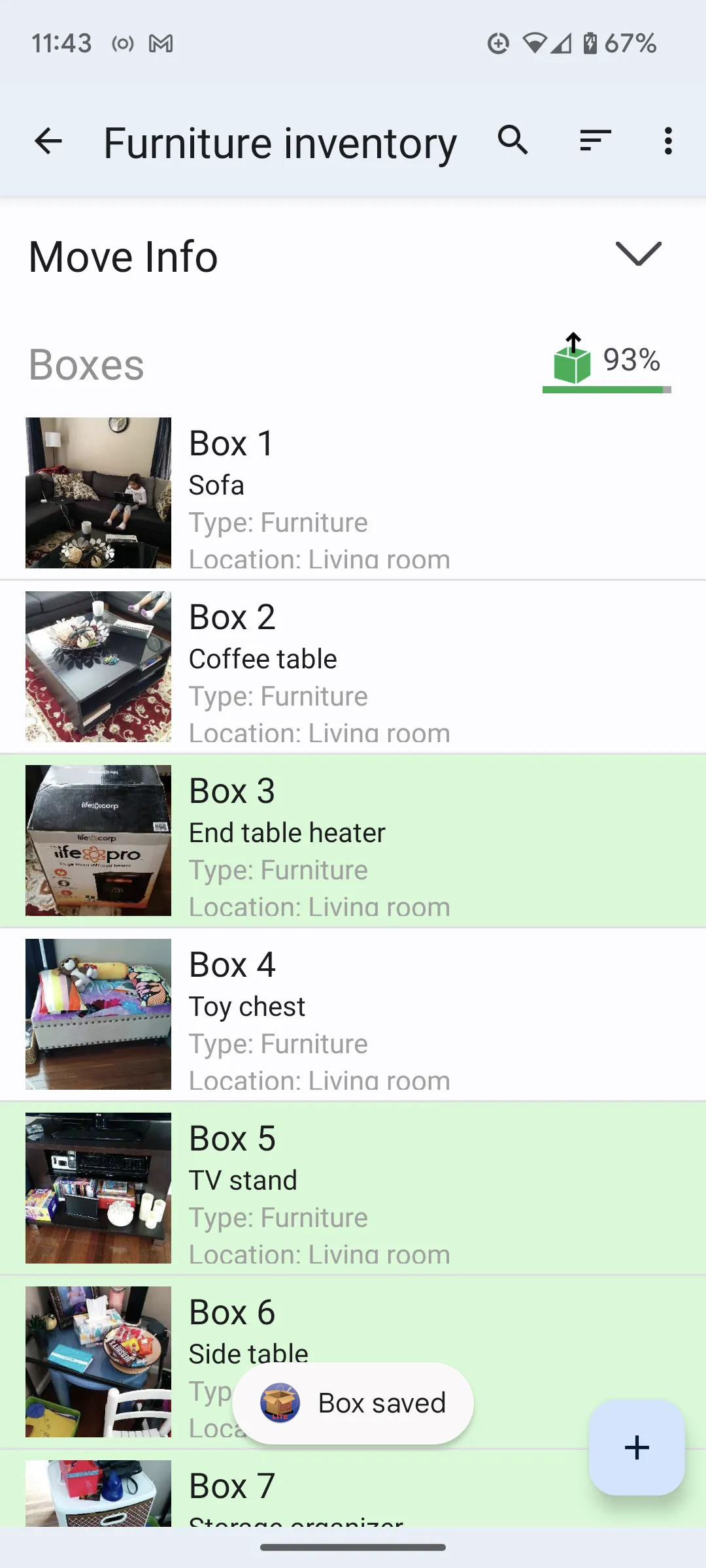 Moving Organizer Lite | Indus Appstore | Screenshot