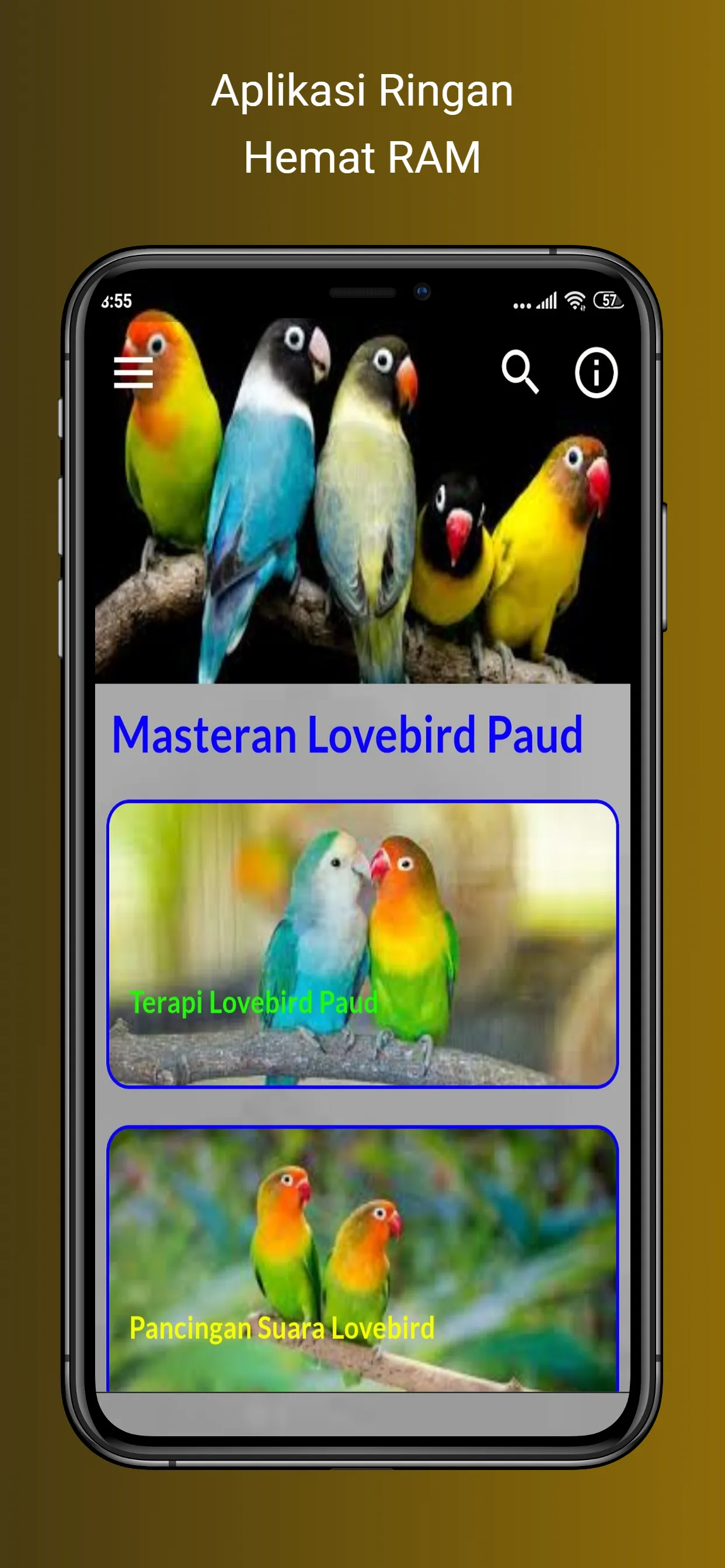 Masteran Lovebird Paud Konslet | Indus Appstore | Screenshot