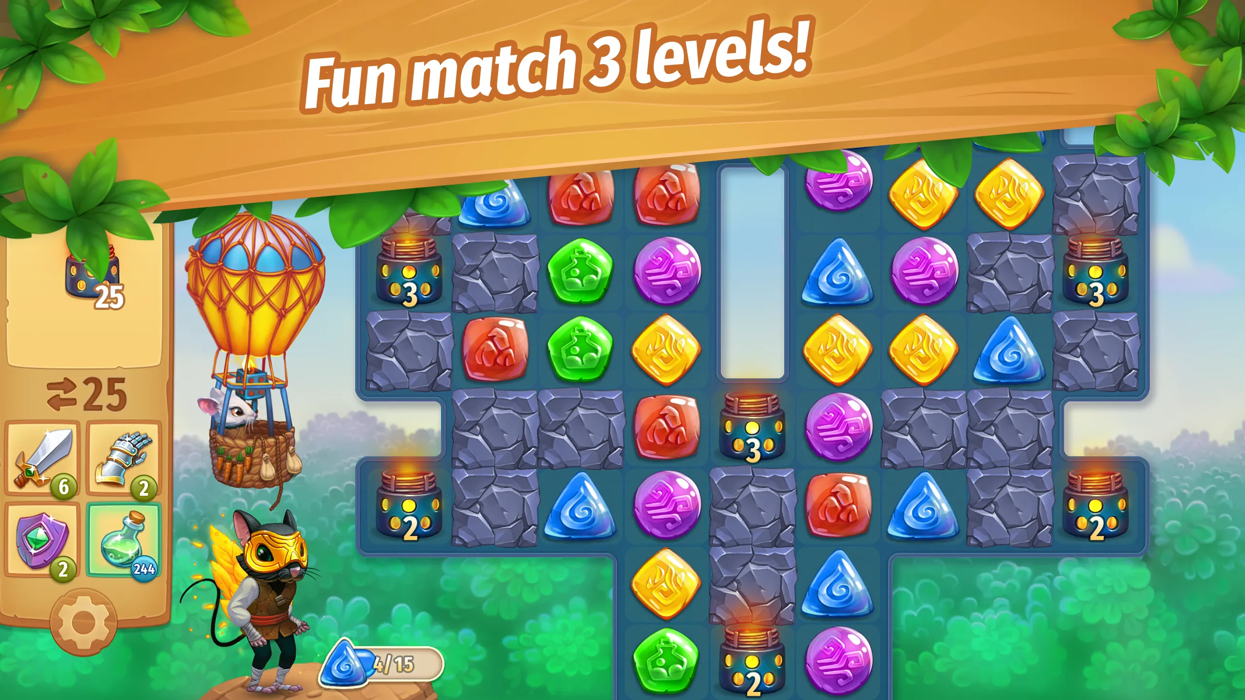 Strongblade: Match 3 Game | Indus Appstore | Screenshot