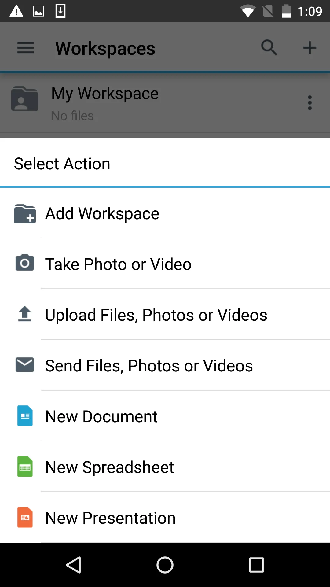 BlackBerry Workspaces Dynamics | Indus Appstore | Screenshot