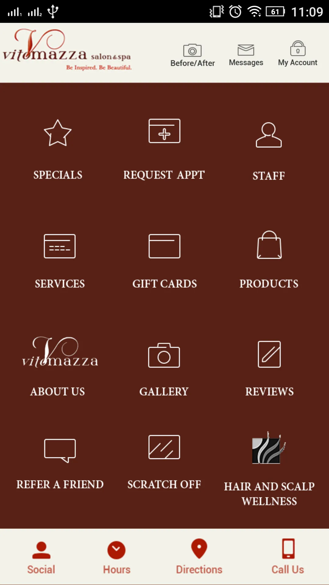 Vitomazza Salon & Spa | Indus Appstore | Screenshot