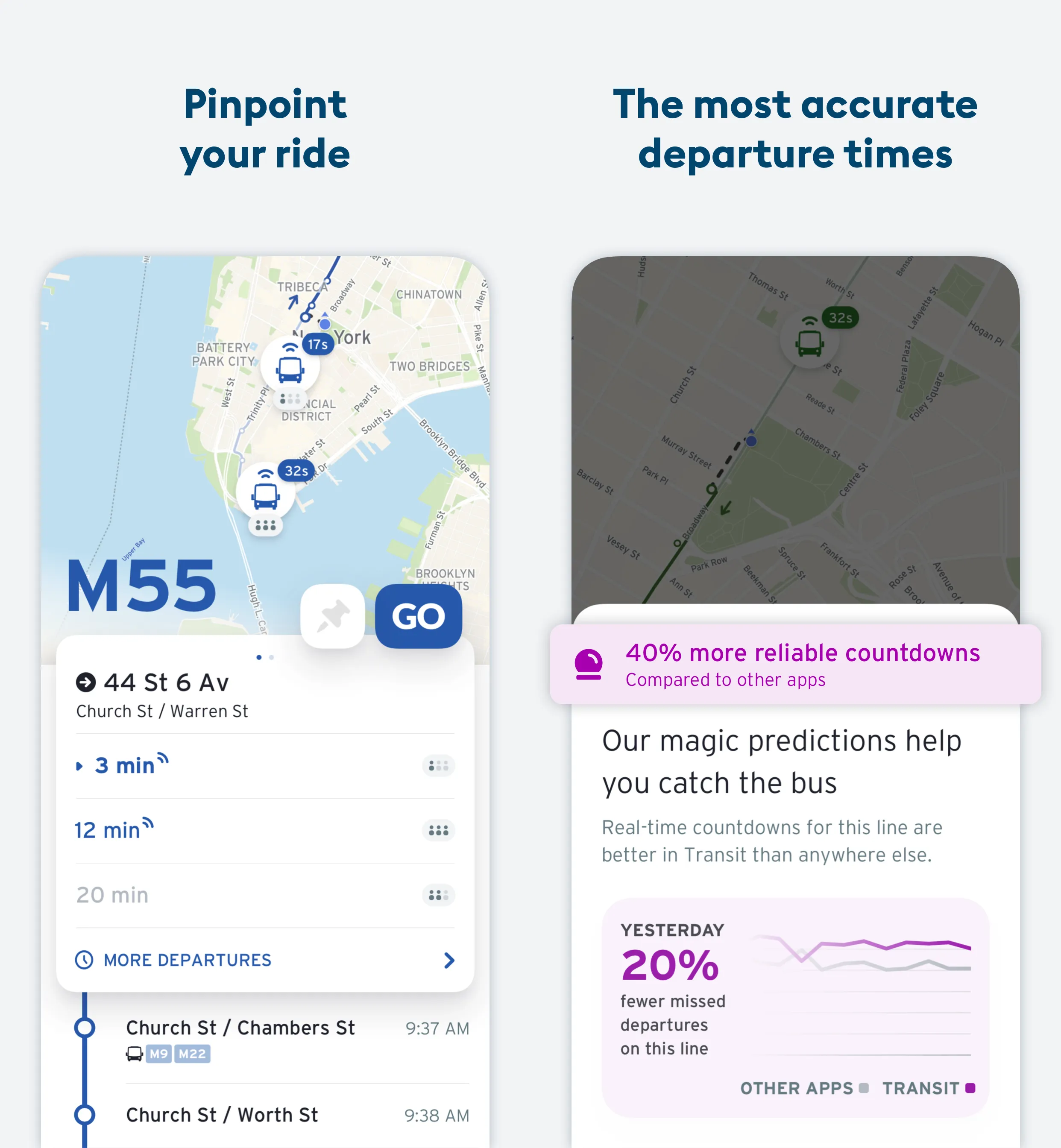 Transit • Subway & Bus Times | Indus Appstore | Screenshot
