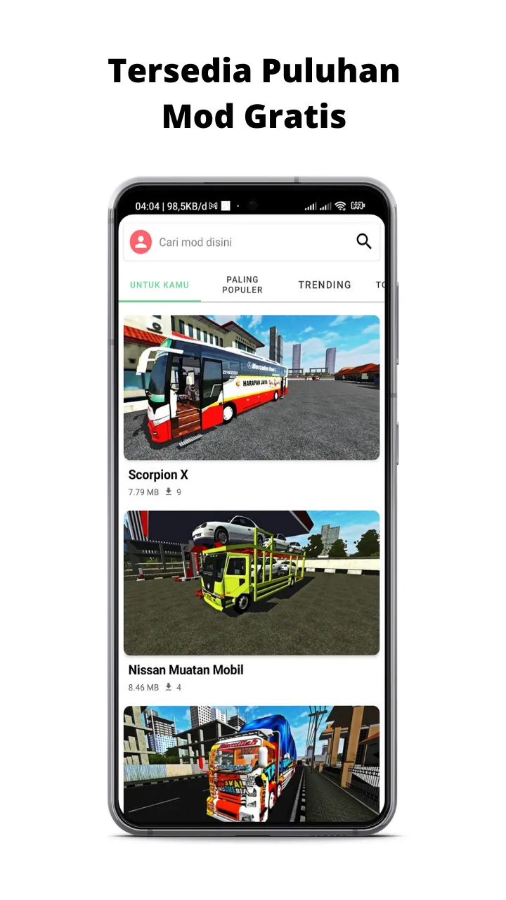 Mod BUSSID Truk Canter Tawakal | Indus Appstore | Screenshot