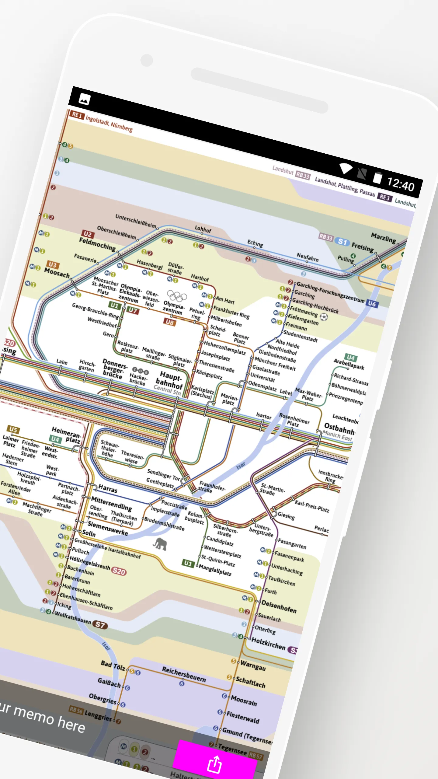 Munich Train Bus Travel Guide | Indus Appstore | Screenshot