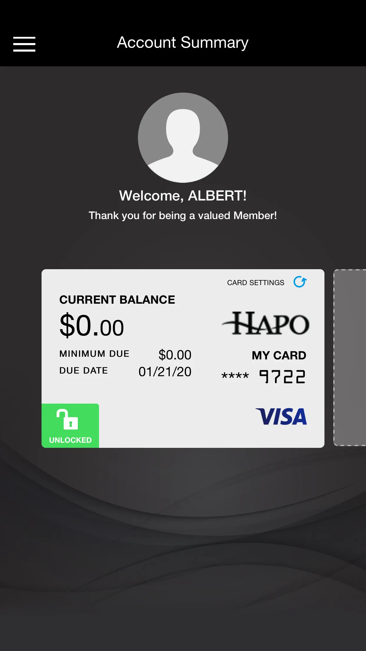 HAPO Visa | Indus Appstore | Screenshot