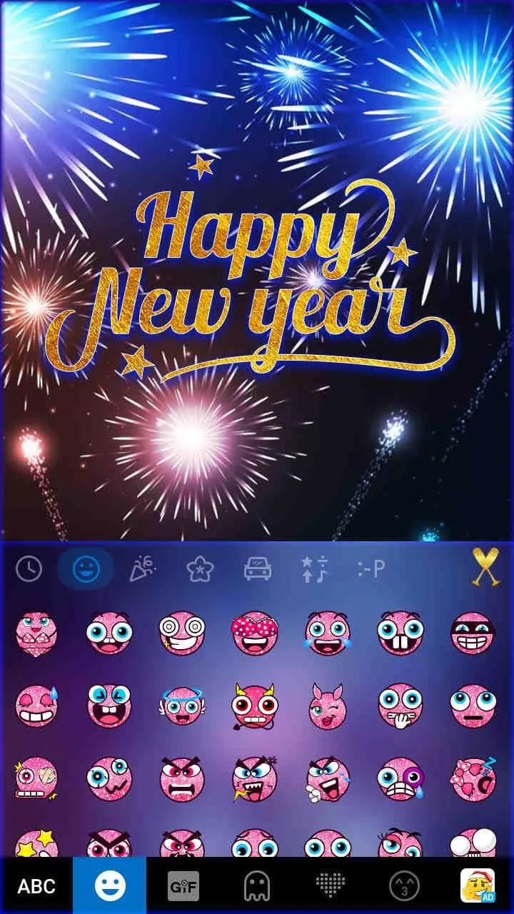 Happy New Year Kika Keyboard | Indus Appstore | Screenshot