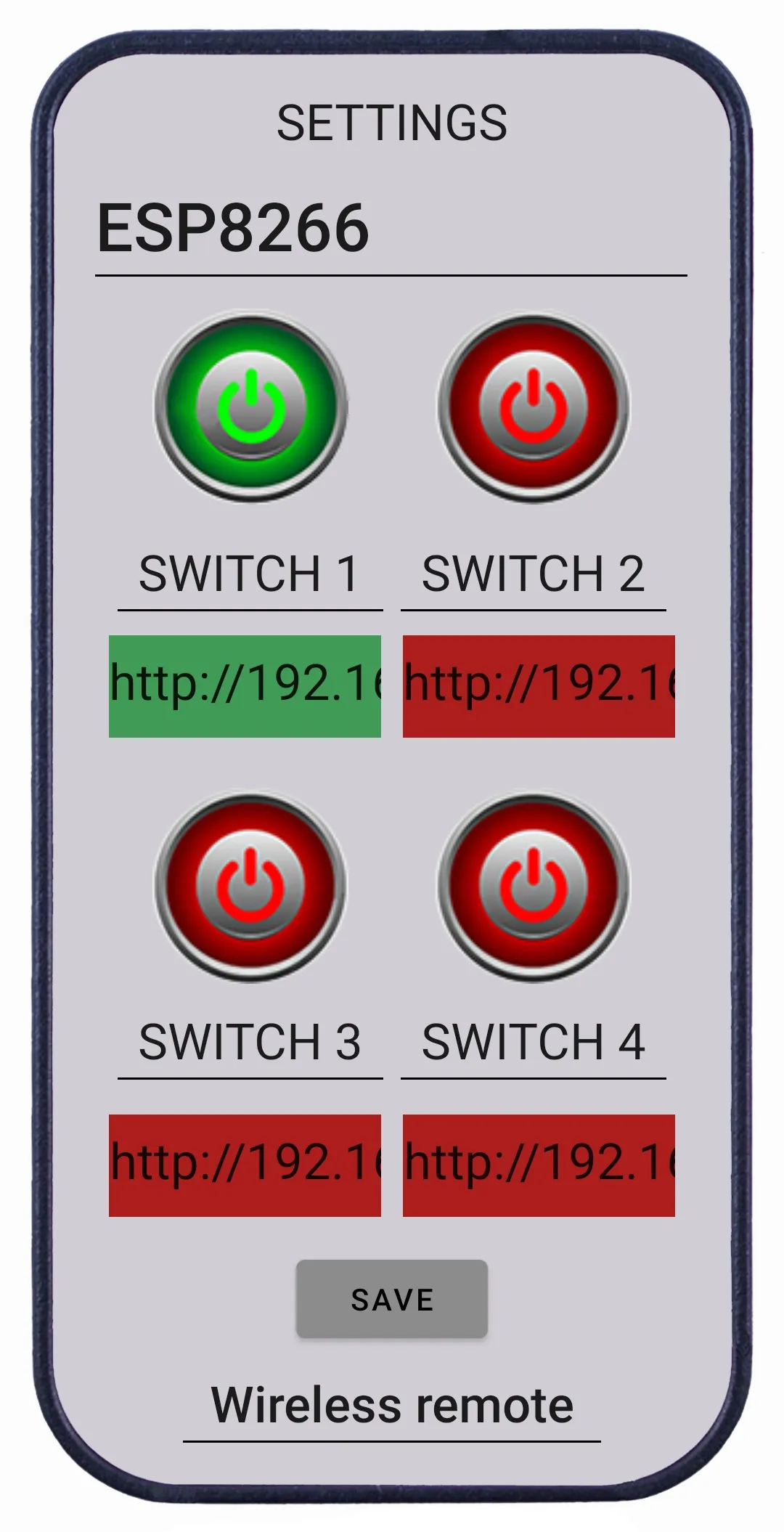 ESP8266 Switch | Indus Appstore | Screenshot