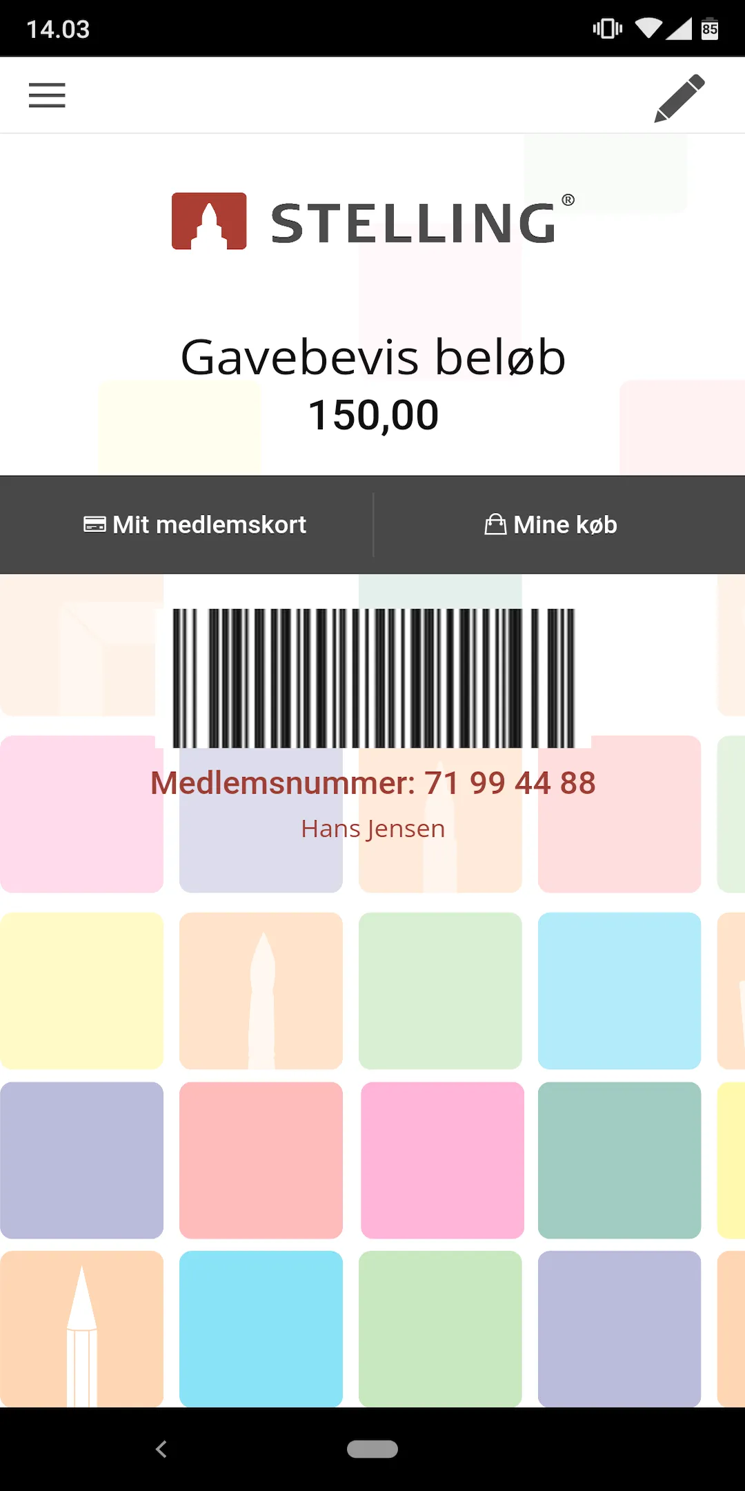 Stelling Kundeklub | Indus Appstore | Screenshot