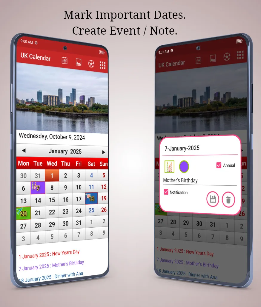 UK Calendar 2025 | Indus Appstore | Screenshot