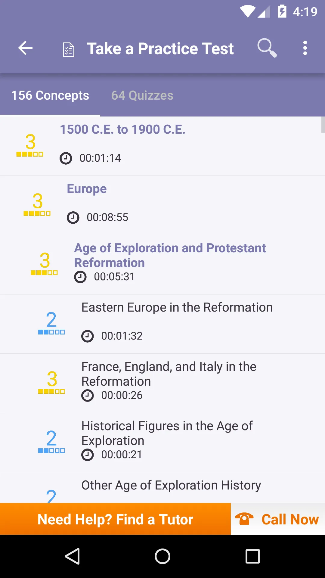 SAT II World History Practice | Indus Appstore | Screenshot