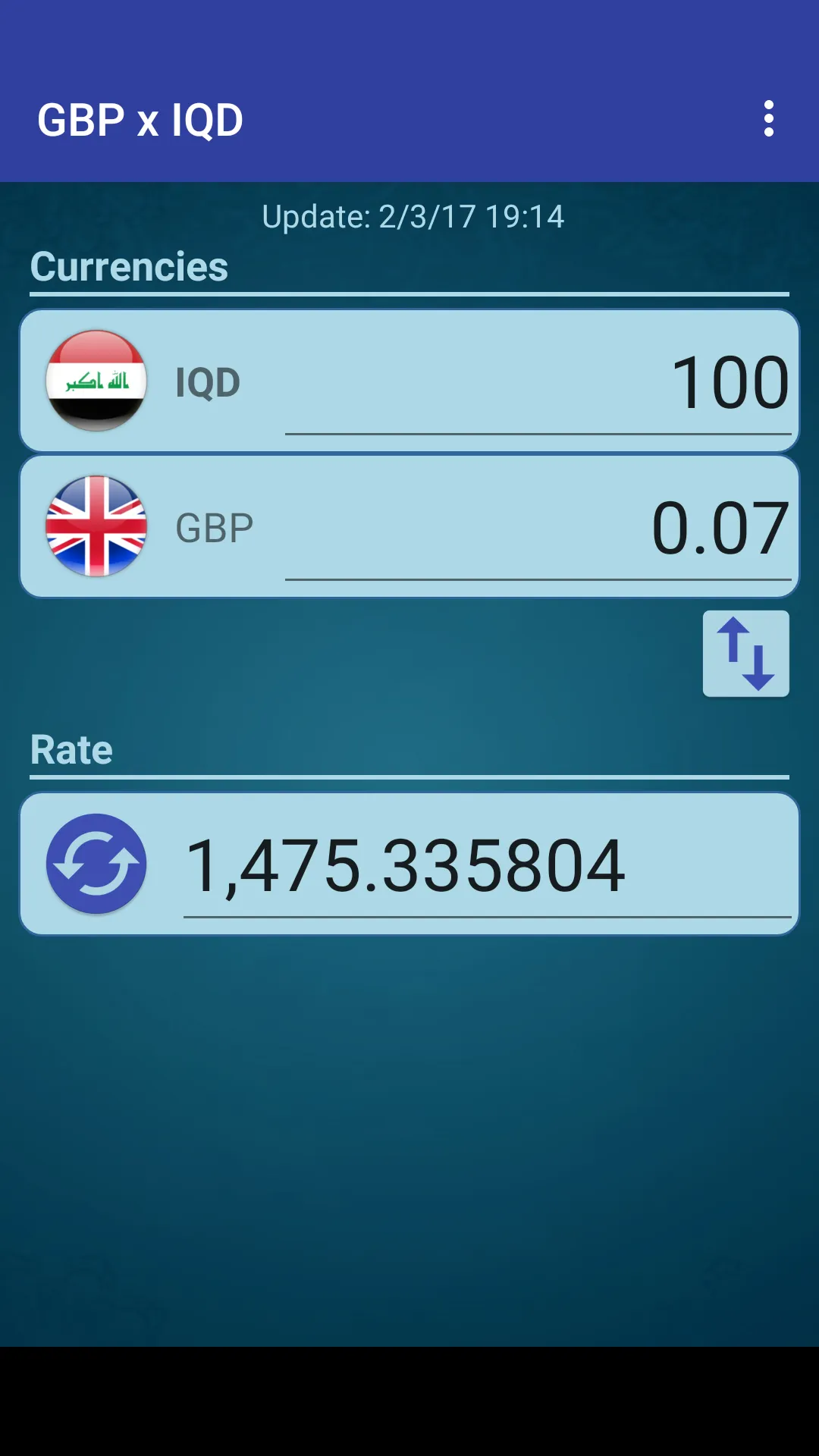 British Pound x Iraqi Dinar | Indus Appstore | Screenshot