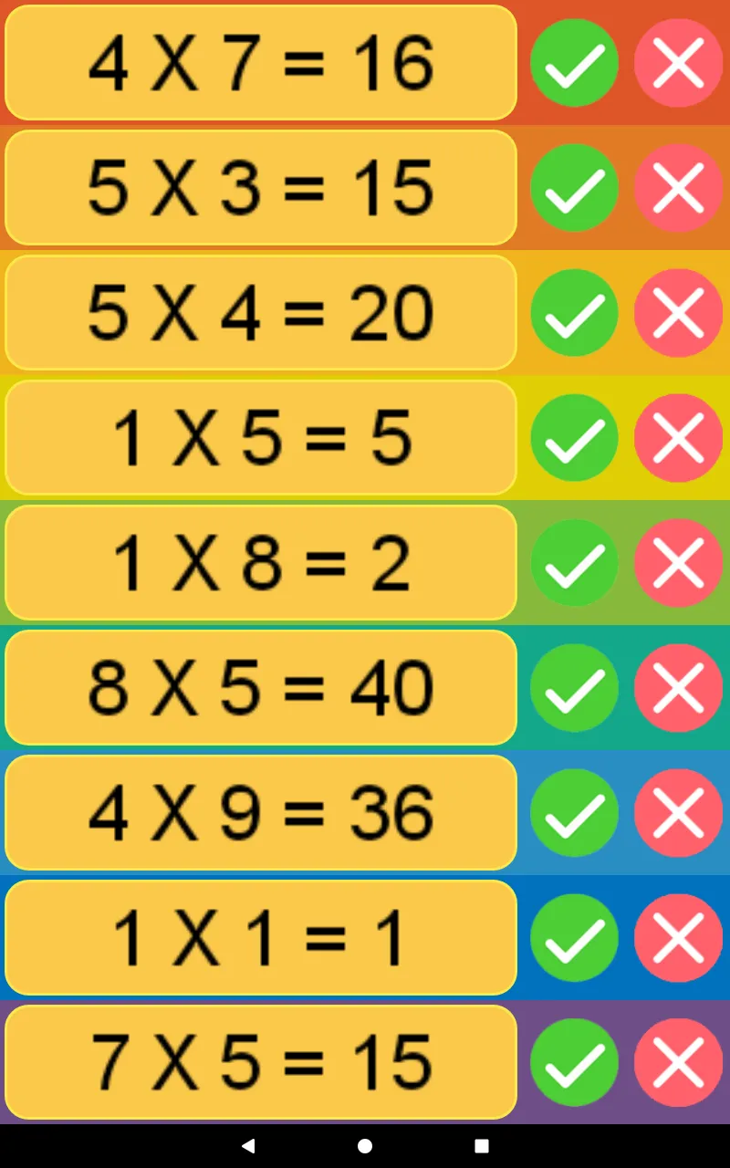 Kids True False - Math | Indus Appstore | Screenshot