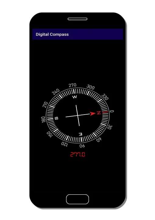 Digital Compass | Step Counter | Indus Appstore | Screenshot