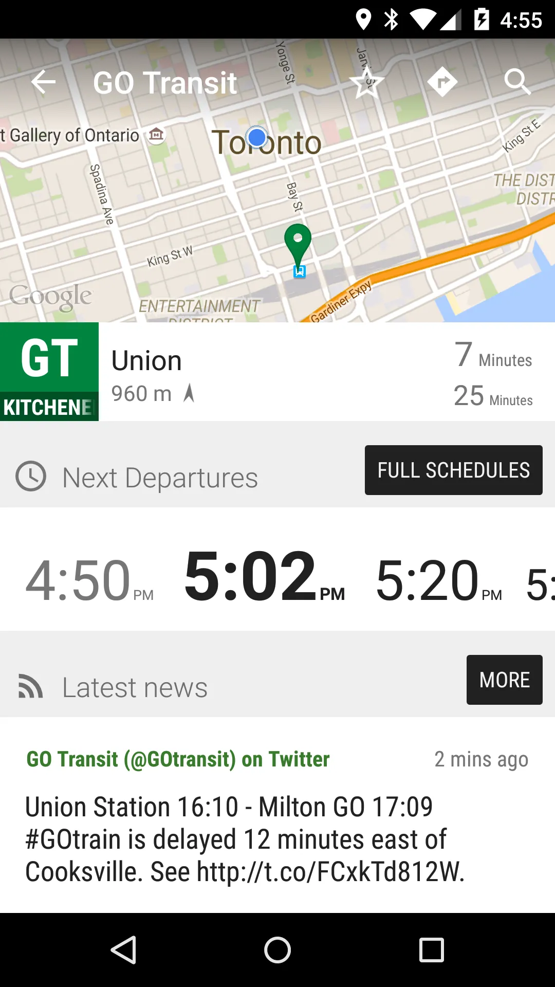 GO Transit Train - MonTransit | Indus Appstore | Screenshot