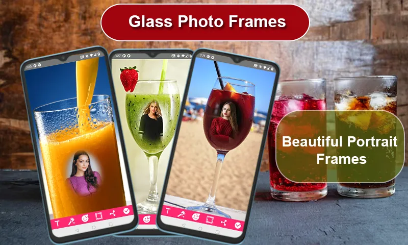 Glass & Juice Frame Editor | Indus Appstore | Screenshot