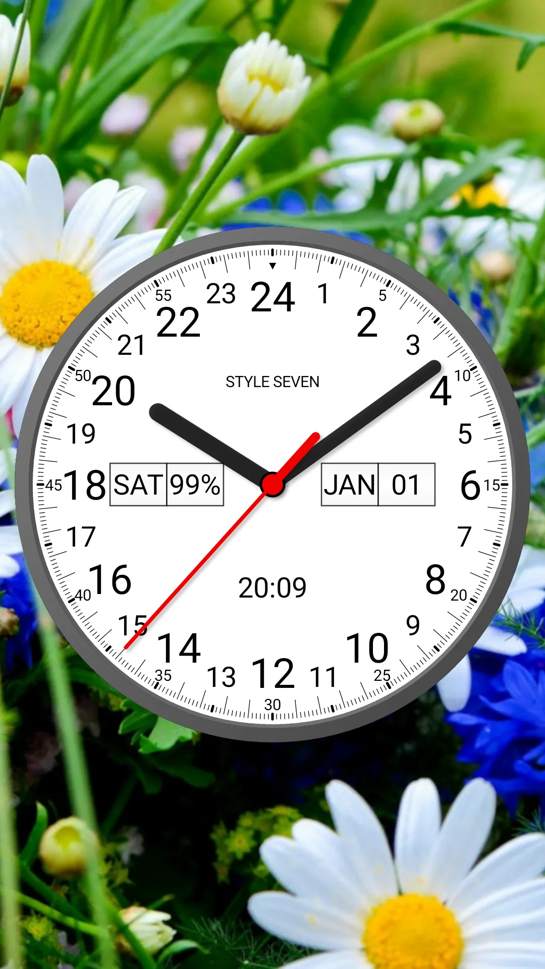 Analog Clock 24-7 | Indus Appstore | Screenshot