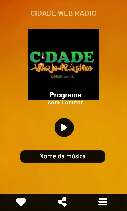 Cidade Web Rádio | Indus Appstore | Screenshot