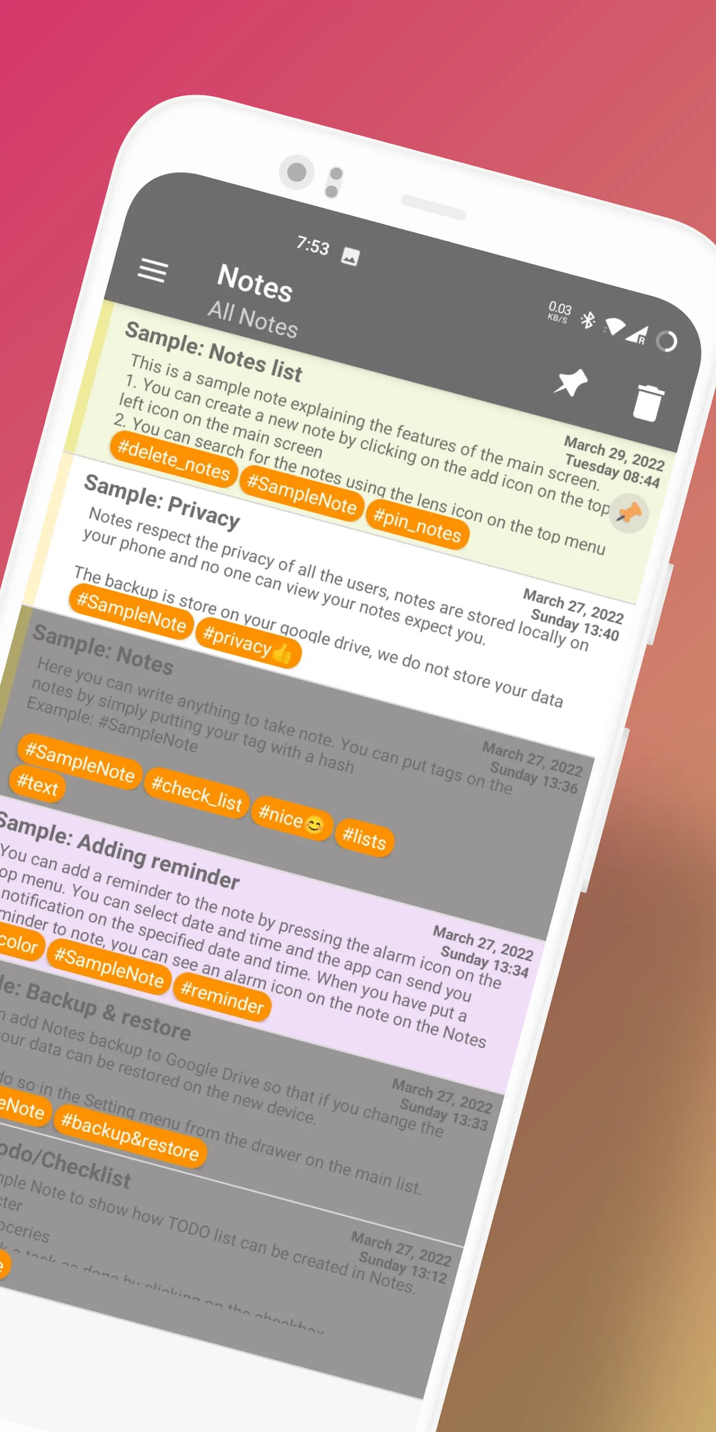 Notes | Indus Appstore | Screenshot