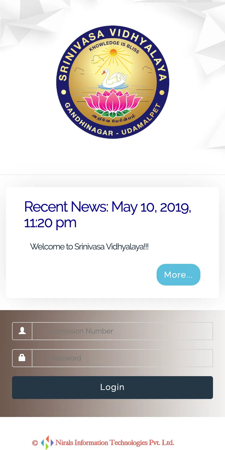 Srinivasa Vidhyalaya | Indus Appstore | Screenshot