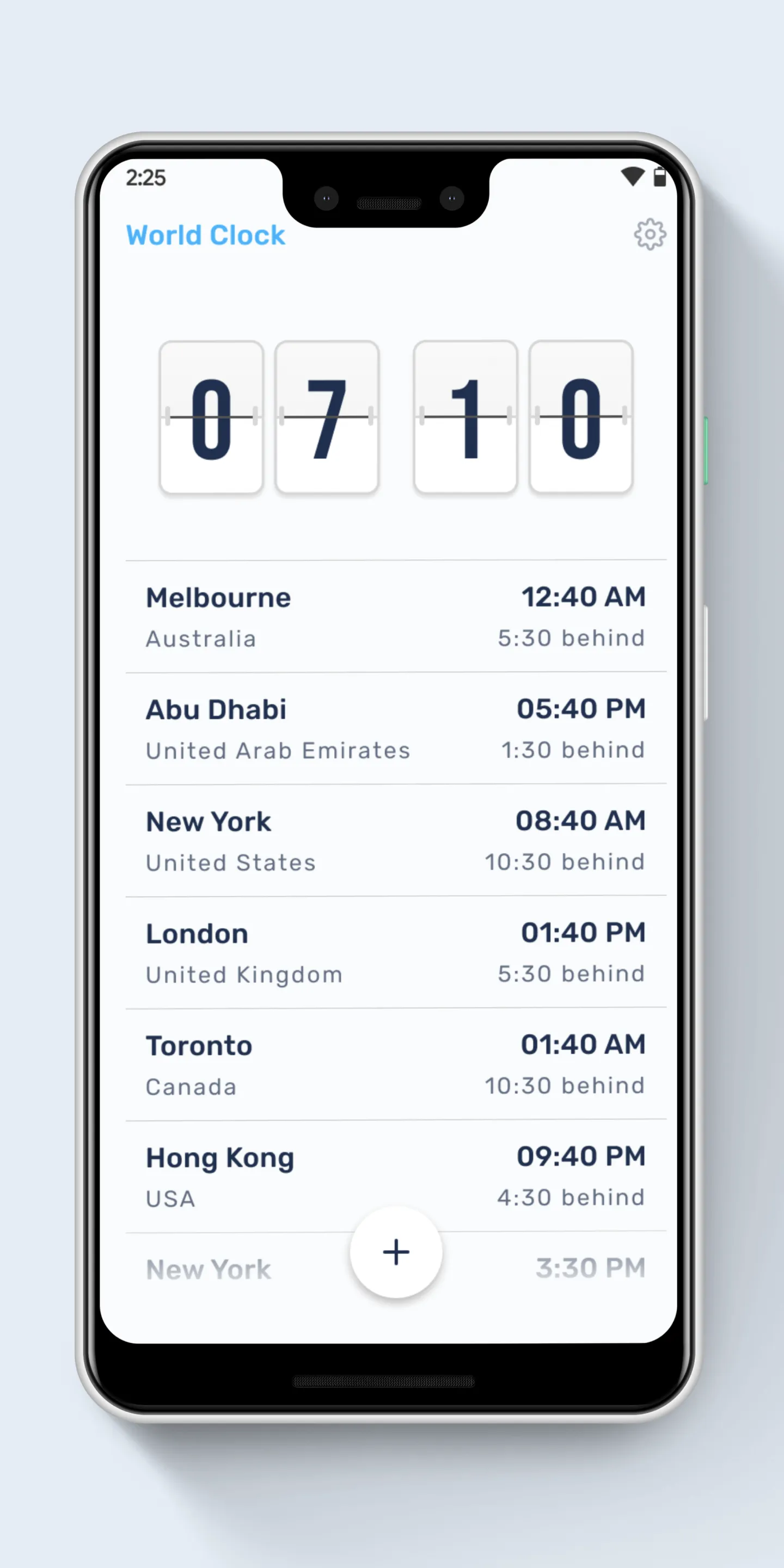 World Clock | Indus Appstore | Screenshot