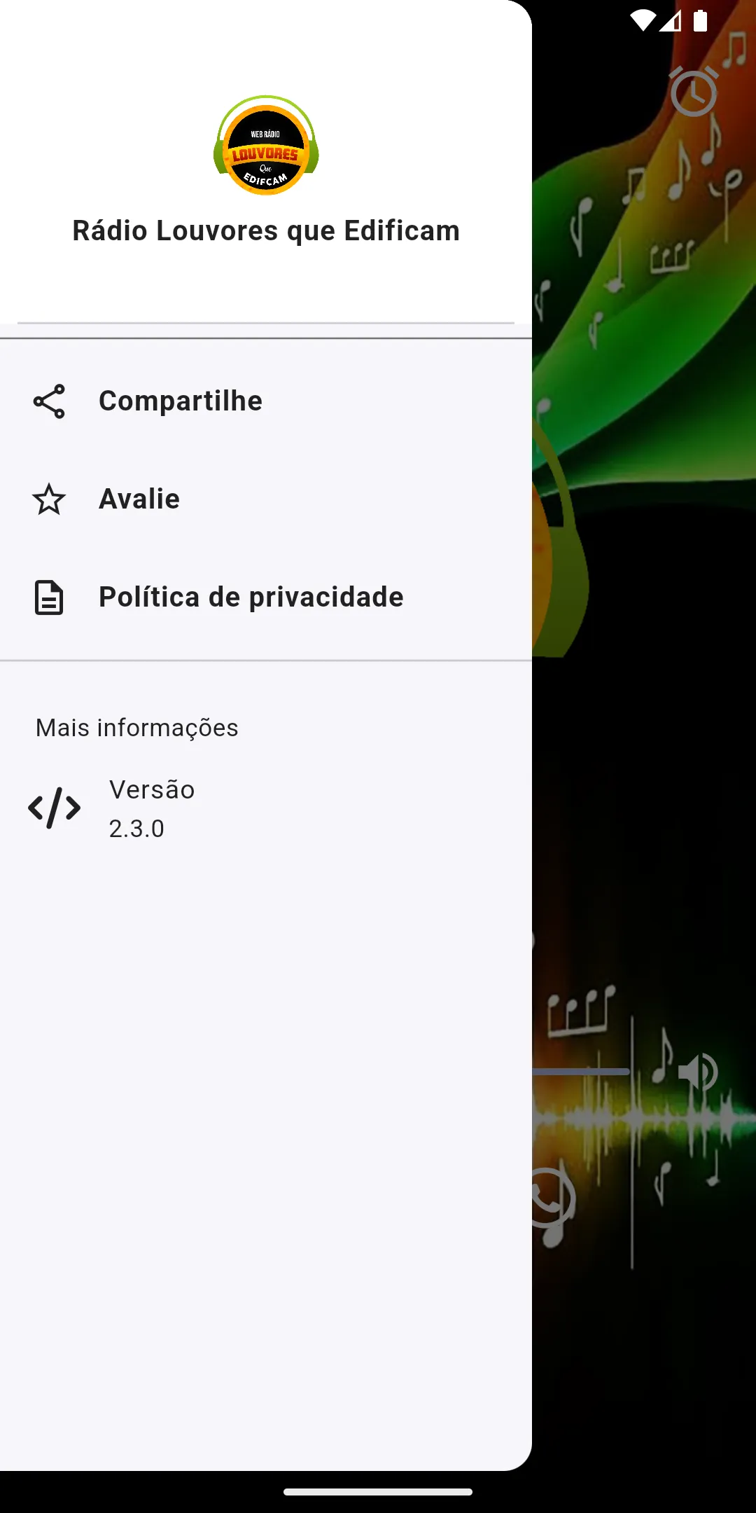 Rádio Louvores que Edificam | Indus Appstore | Screenshot