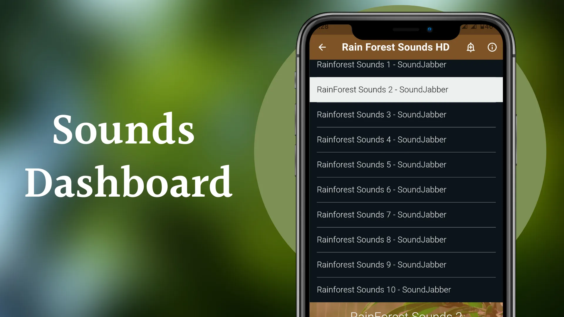 Rainforest Sounds | Indus Appstore | Screenshot