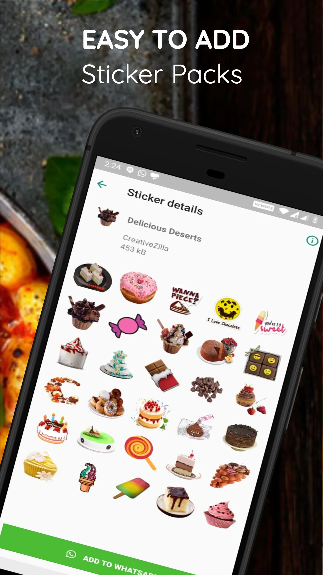 Food Stickers for WhatsApp | Indus Appstore | Screenshot