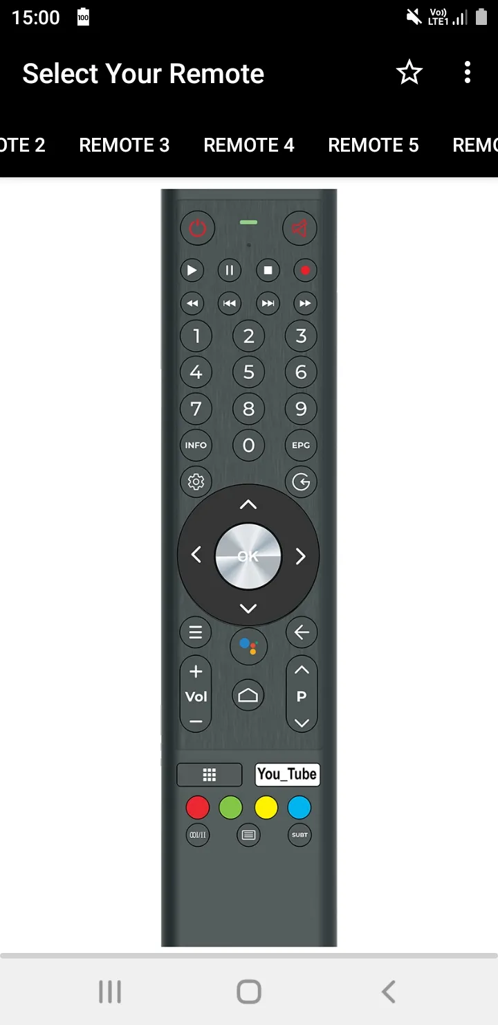 Vision TV Remote | Indus Appstore | Screenshot