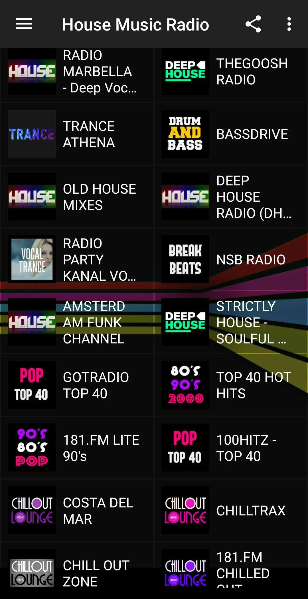 House music radio | Indus Appstore | Screenshot