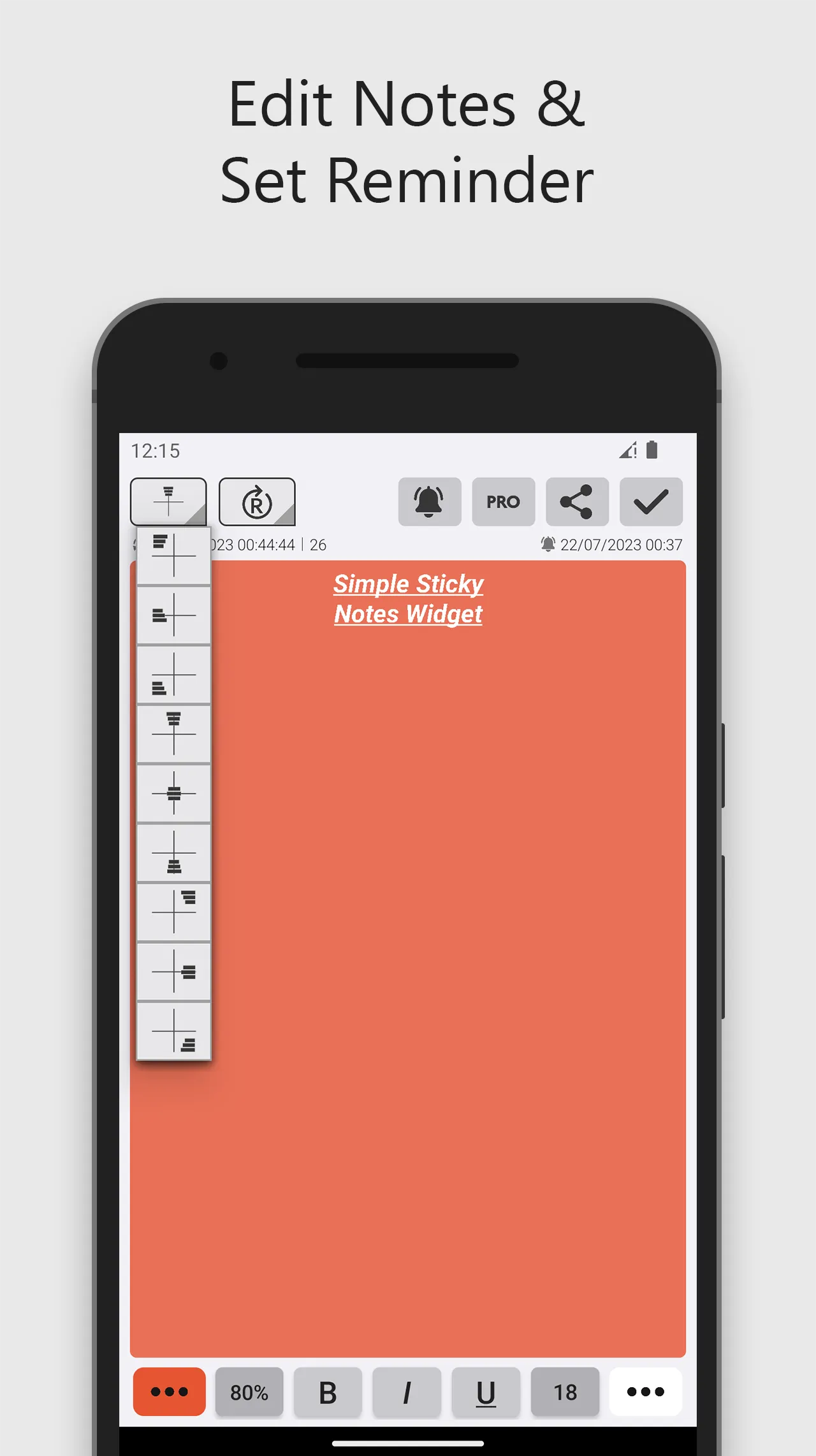 Sticky Notes Widget & Reminder | Indus Appstore | Screenshot