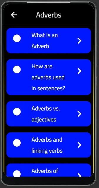 Adverbs | Indus Appstore | Screenshot