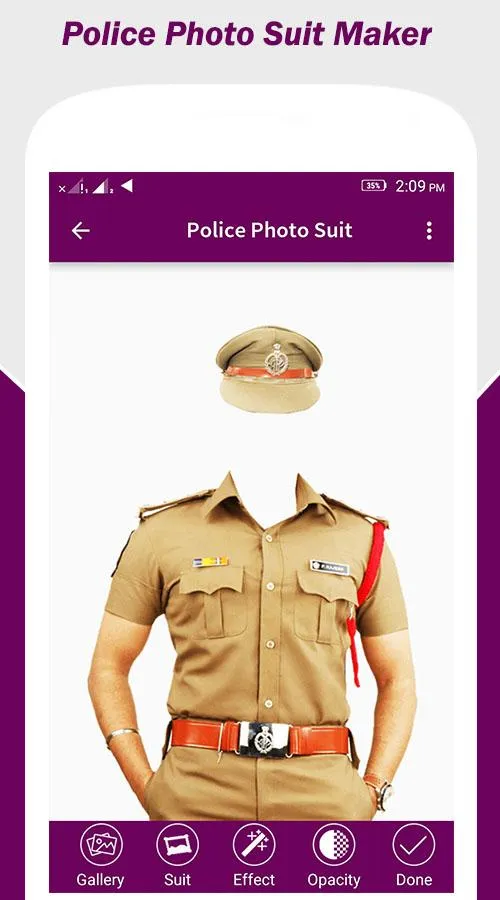 Police Photo Suit | Indus Appstore | Screenshot