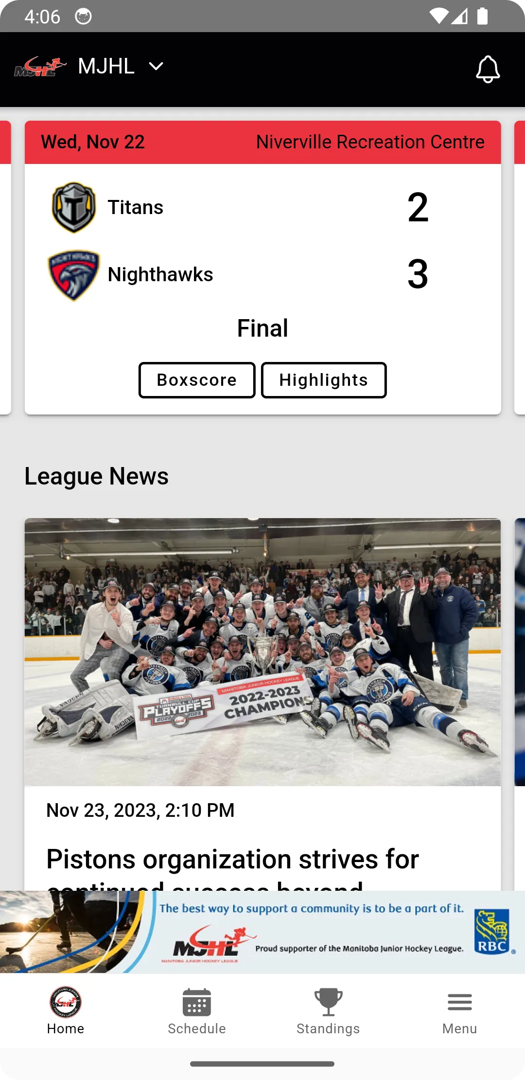 MJHL | Indus Appstore | Screenshot