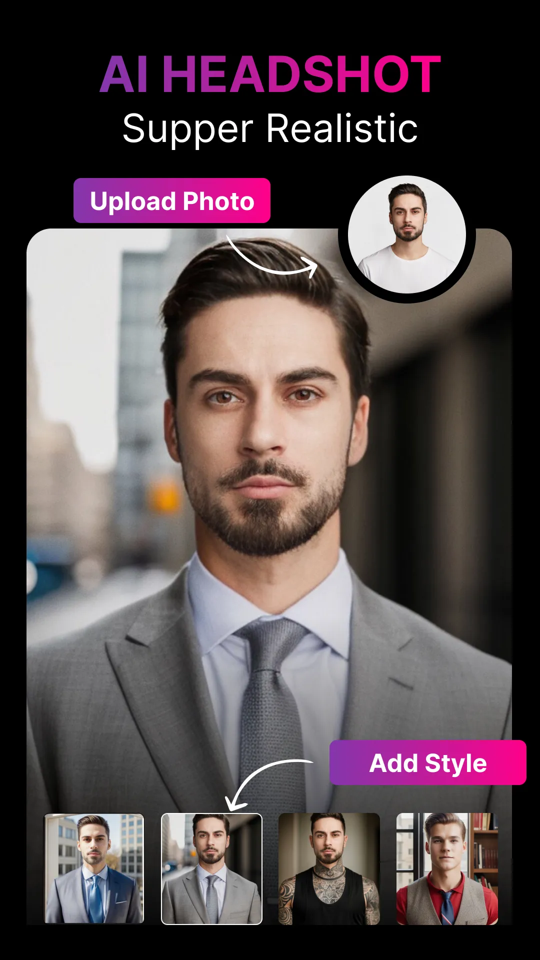 AI Headshot - AI Portrait | Indus Appstore | Screenshot