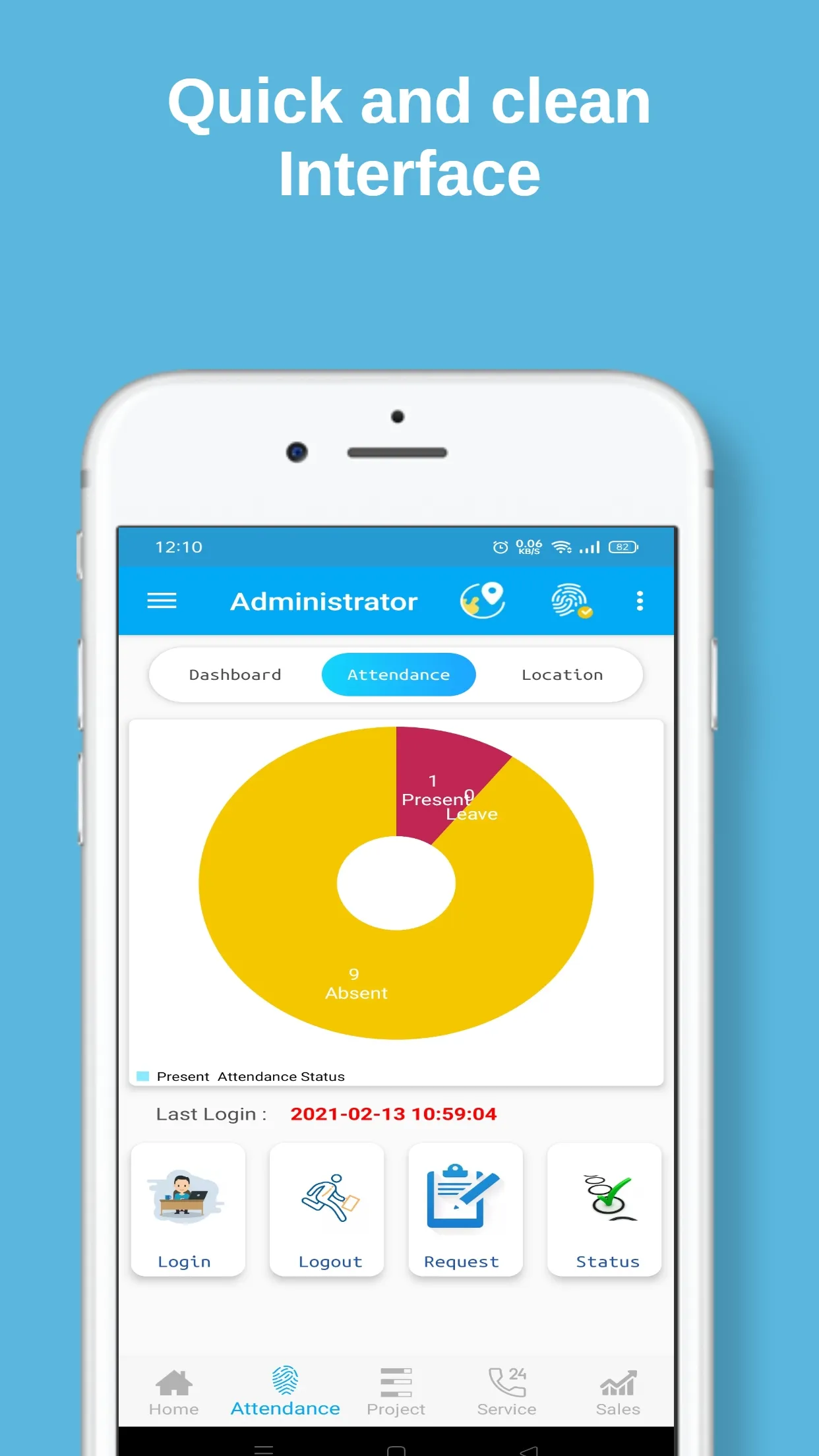 Timeinlive : Work Force Manage | Indus Appstore | Screenshot