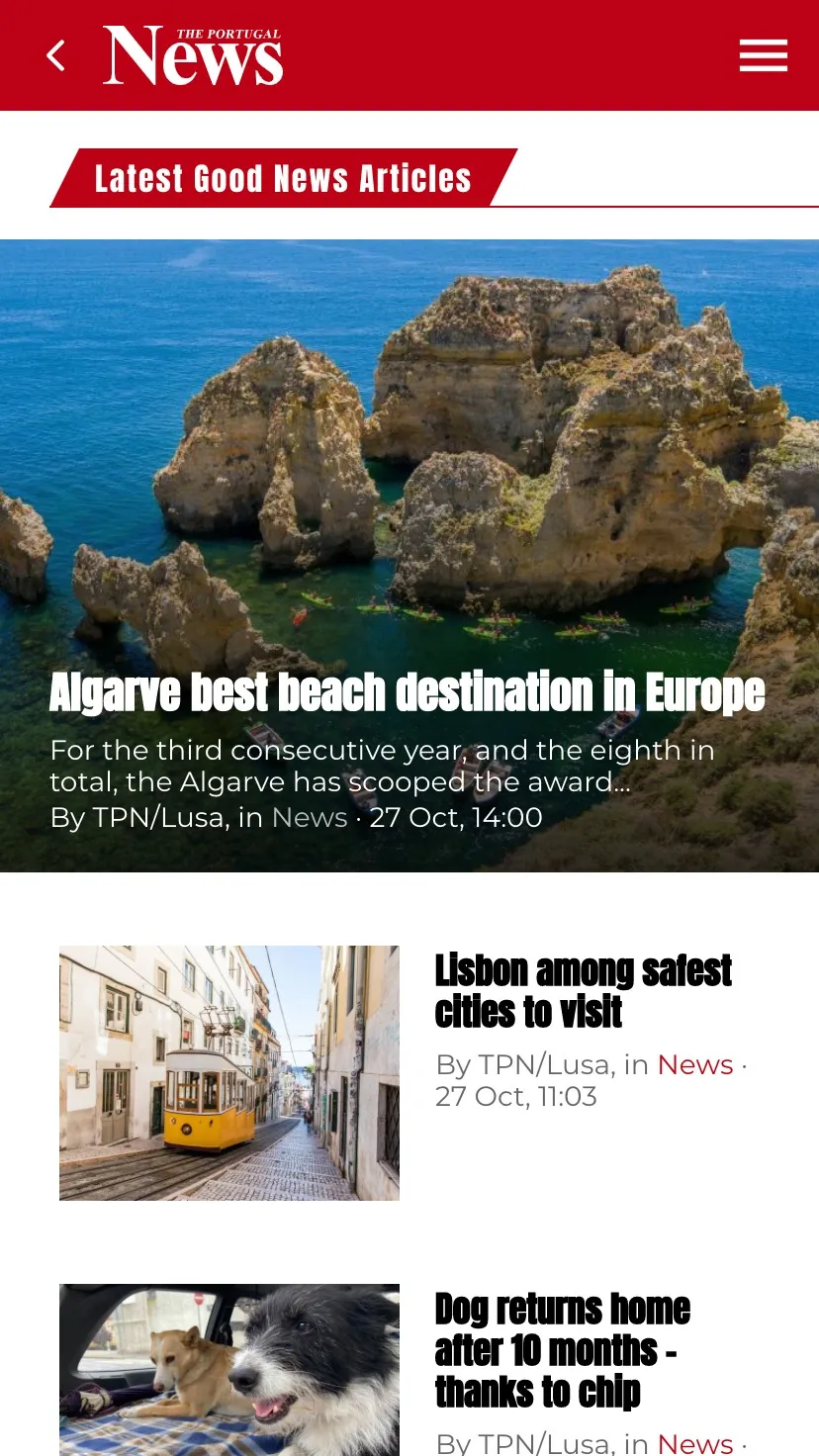 The Portugal News | Indus Appstore | Screenshot