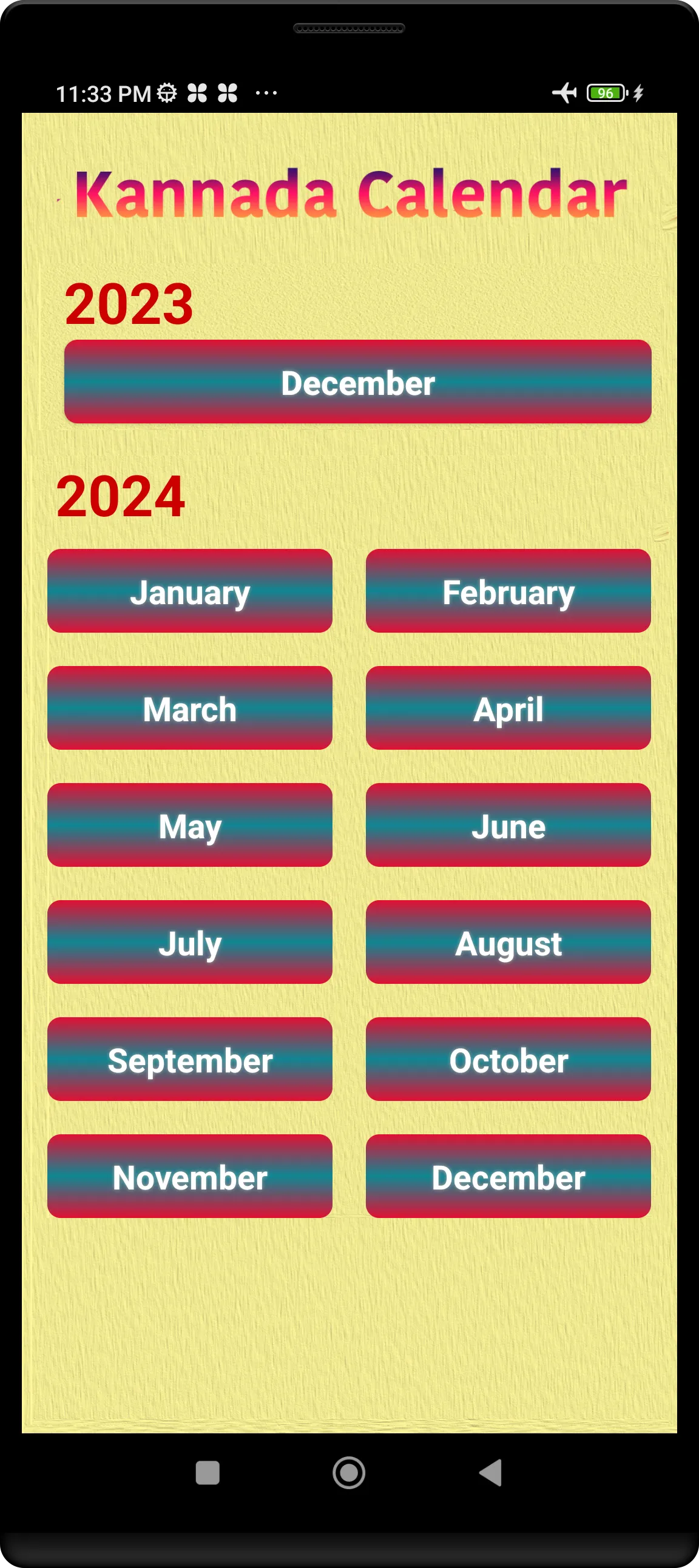 Kannada Calendar 2024 | Indus Appstore | Screenshot