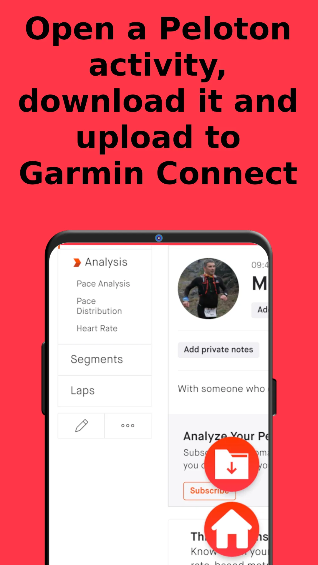 Peloton to Connect (TCX) | Indus Appstore | Screenshot