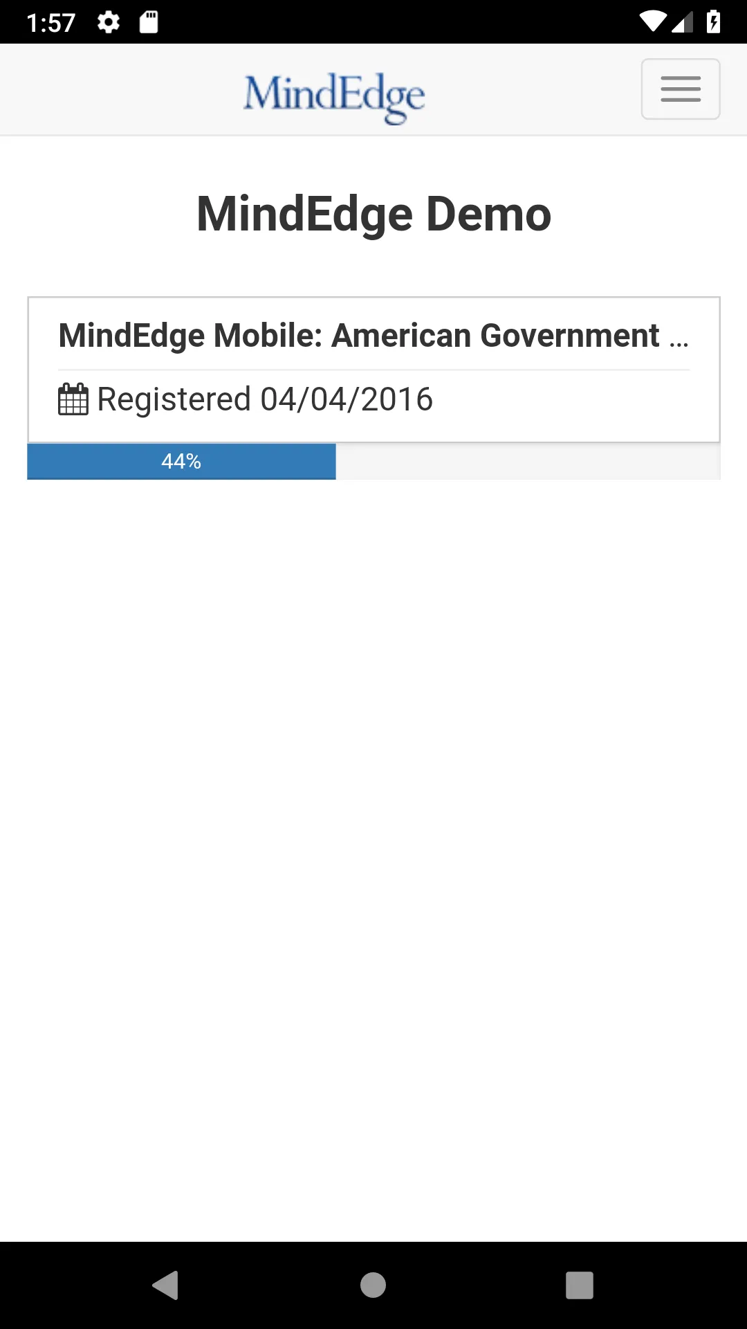 MindEdge | Indus Appstore | Screenshot