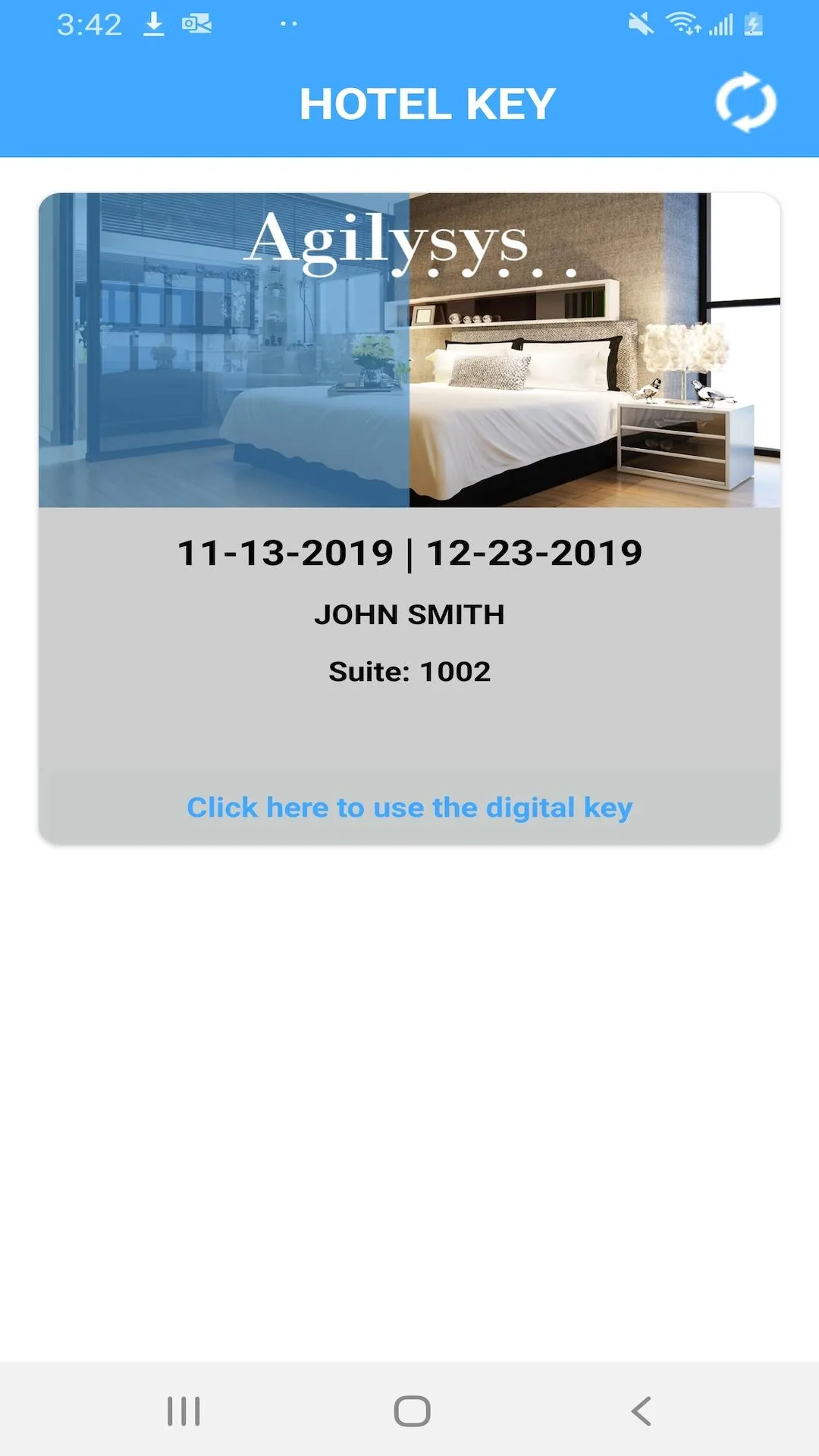 My Hotel Key | Indus Appstore | Screenshot