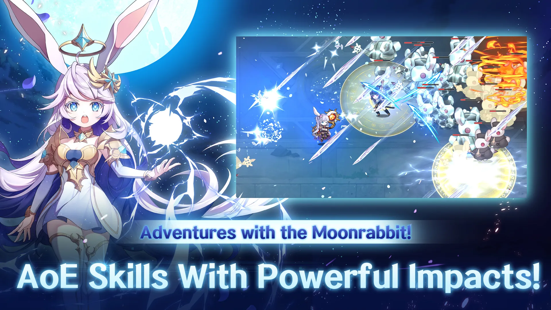 Idle Moon Rabbit: AFK RPG | Indus Appstore | Screenshot