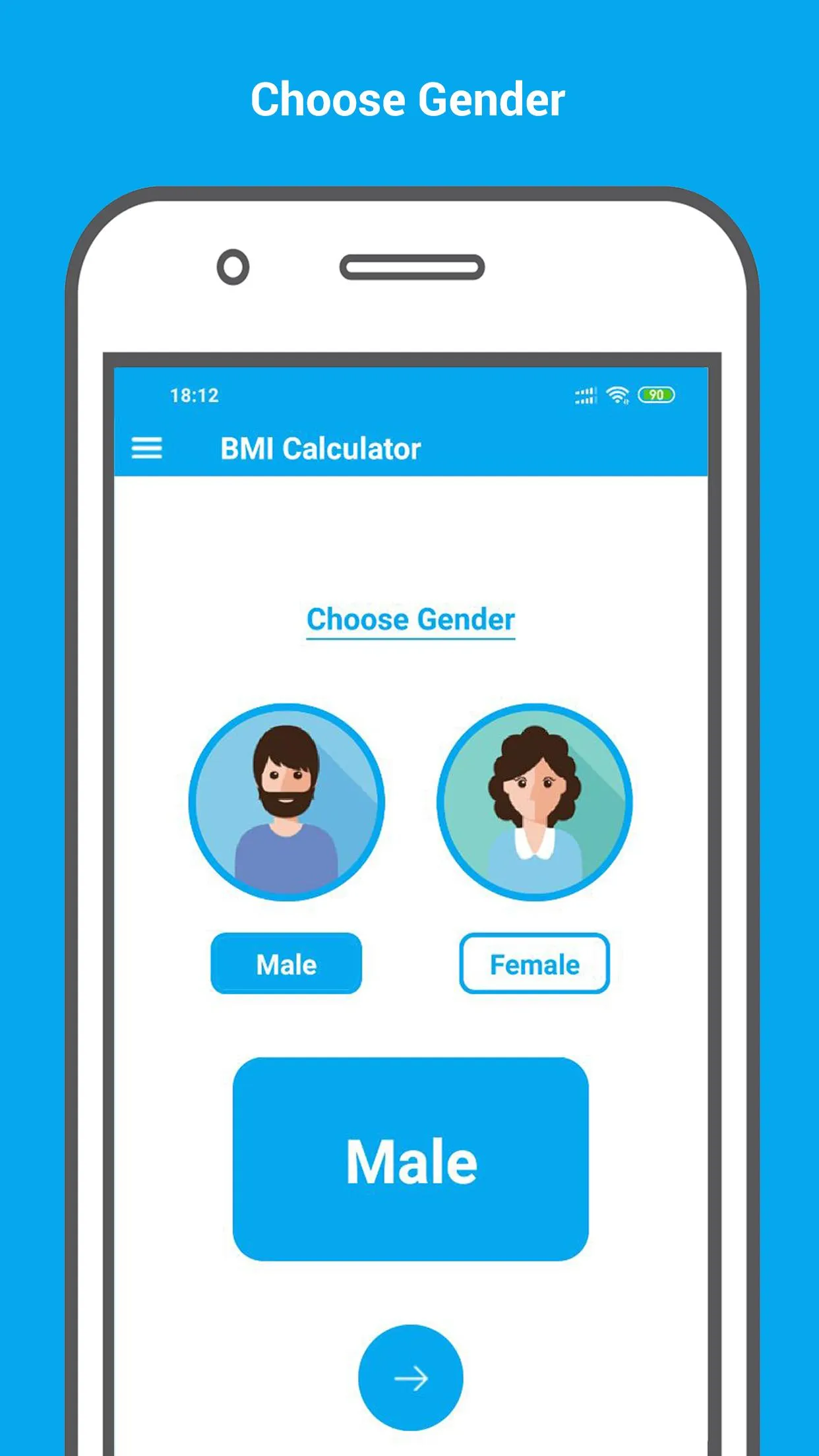 BMI Calculator -  Fat level We | Indus Appstore | Screenshot