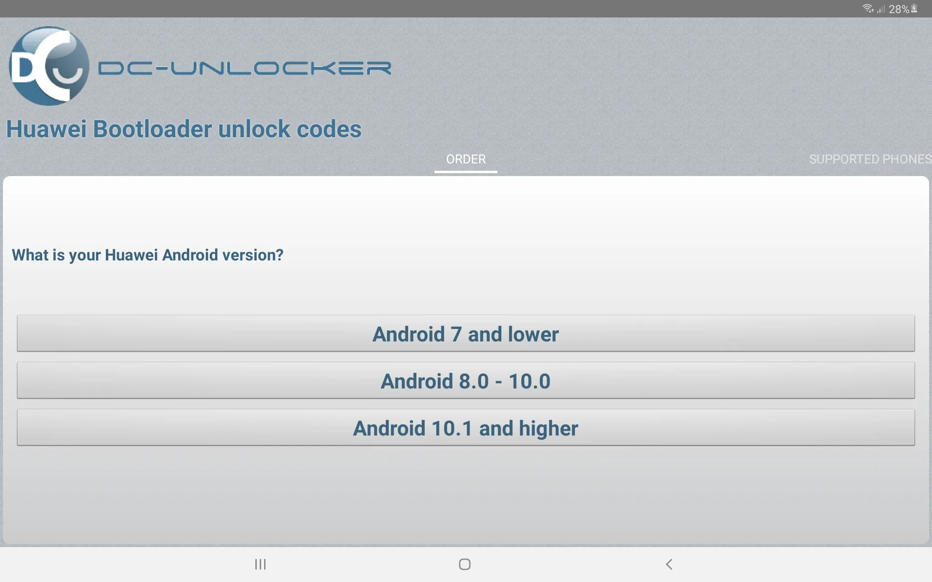 DC Huawei Bootloader Codes | Indus Appstore | Screenshot